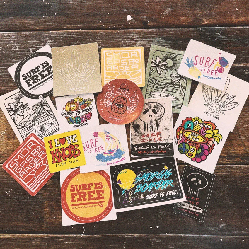 Smorgasboarder sticker pack