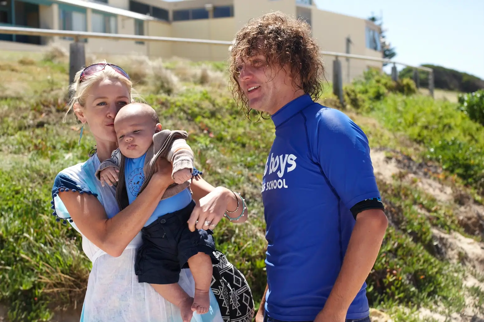 Blake Oakfield and family