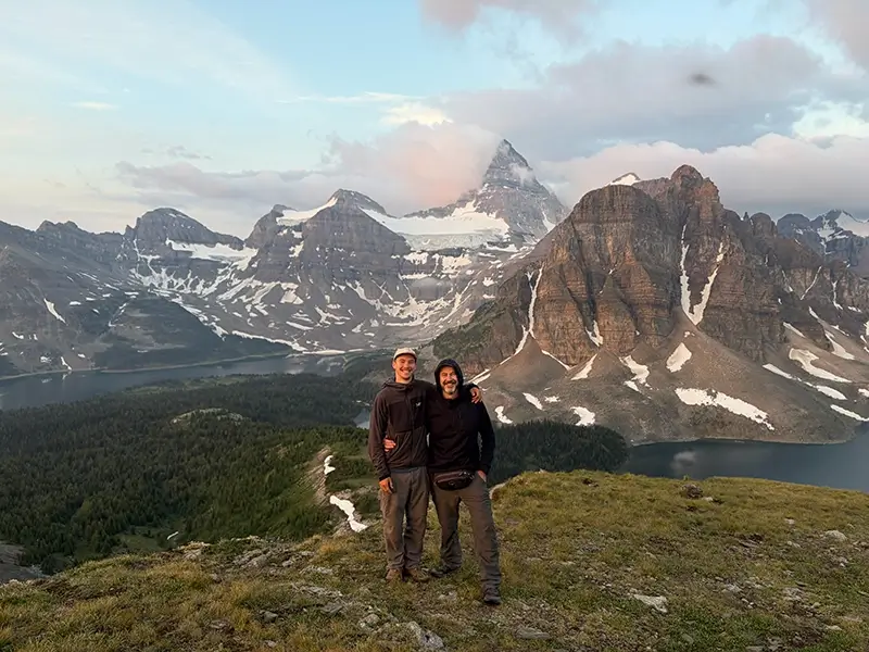 Dave and Sam on Canada's Great Divide Trail