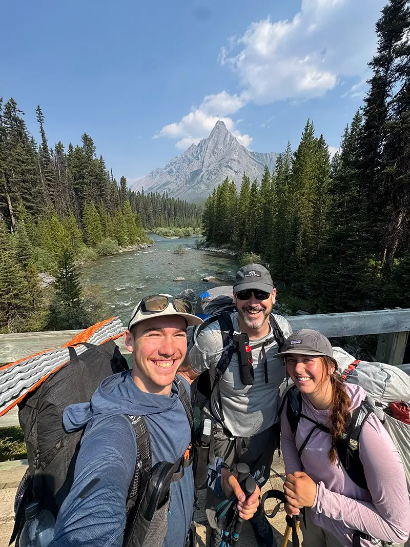 First day smiles on Canada's Great Divide Trail
