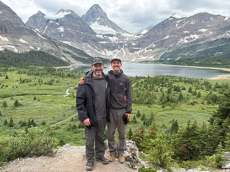 Lake Magog on Canada's Great Divide Trail