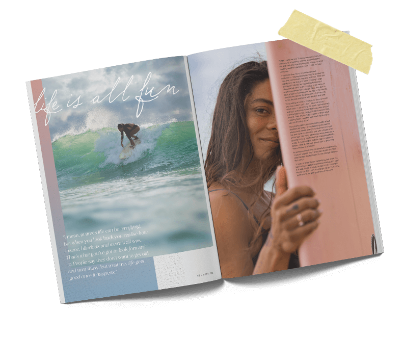 Smorgasboarder magazine spread