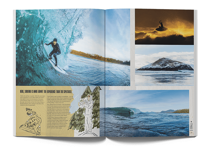 Smorgasboarder magazine spread