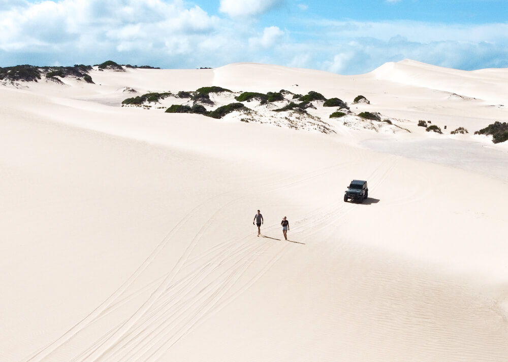 Remote sand dunes in South australia